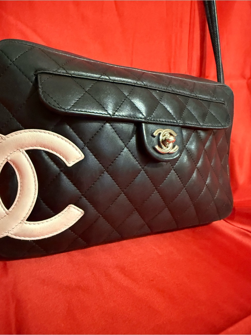 WOW POSHMARK Authentic Chanel Cambon Leather Shoulder Bag GREAT FOR FESTIVALS!🥰🥰